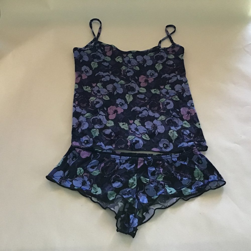 2 piece satin sleep set, no size tag (looks S/M)